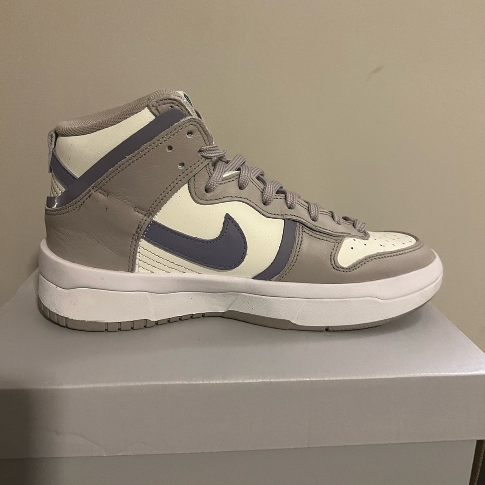 Nike women’s High-Top Sneakers - Gray and White